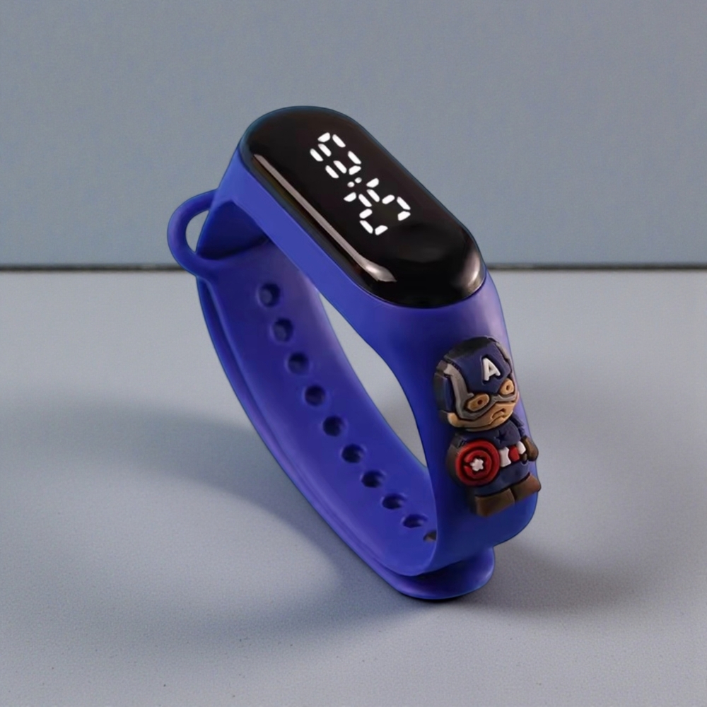 Captain America Blue Kids Watch